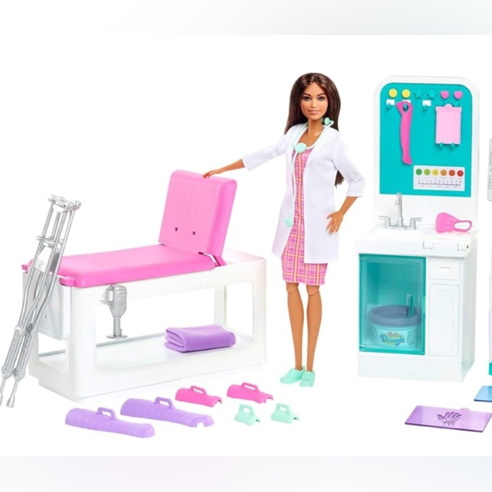 Get Well Soon Barbie Replacement Patient Table & Bandage Sink Cabinet GTN61 - Picture 9 of 10